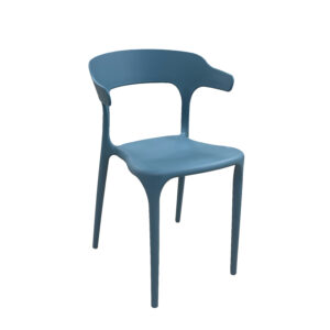 Shinning Casual Plastic Chair #1 Model-PP-809 Colour:Dark Blue