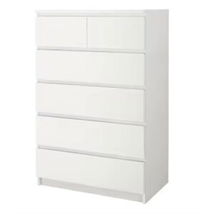 Shangdong Six Door Chest Drawer Model:RW-DRAWER-6-W