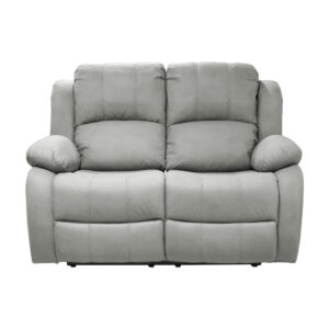 2 Seat Air Fabric Recliner Sofa