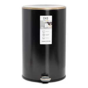 EKO Cosmo Step Bin 12L - Black