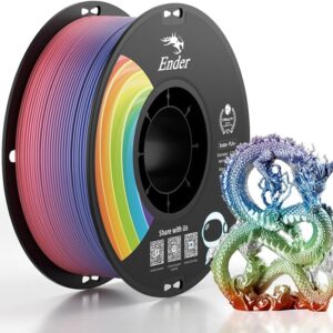 Creality Ender-PLA+ Rainbow Filament 1.75mm 1KG